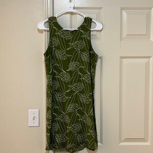 Olive Green Hawaiian Printed